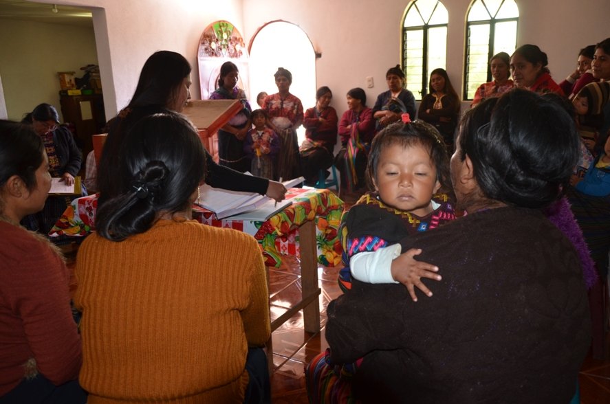 Womens weaving cooperative in Guatemala