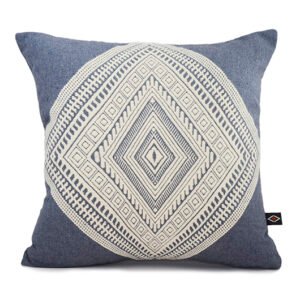 Diamond Pillowcase Denim Blue